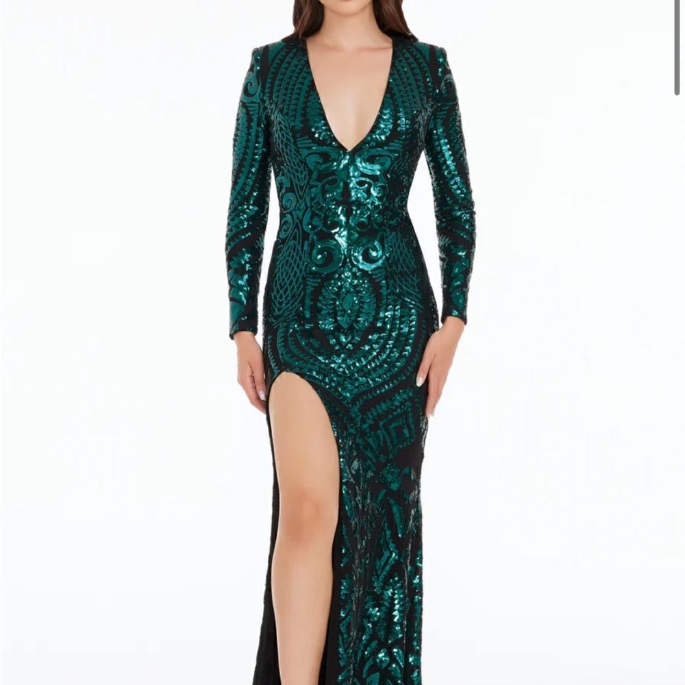 Dress the Population Alessandra gown *side tag only-L3